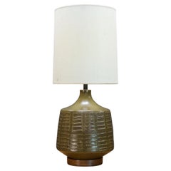 1960s David Cressey Pro Artisan Stoneware Lamp Mid-Century California Design
