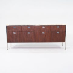 1960s Davis Allen and Gordon Bunshaft for SOM 66 inch Credenza/Cabinet in Walnut