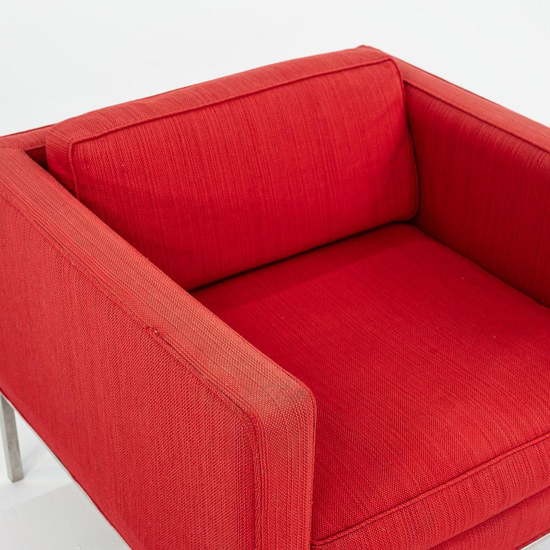 1960s Davis Allen and Gordon Bunshaft of SOM Club Lounge Chair in Stainless For Sale 1