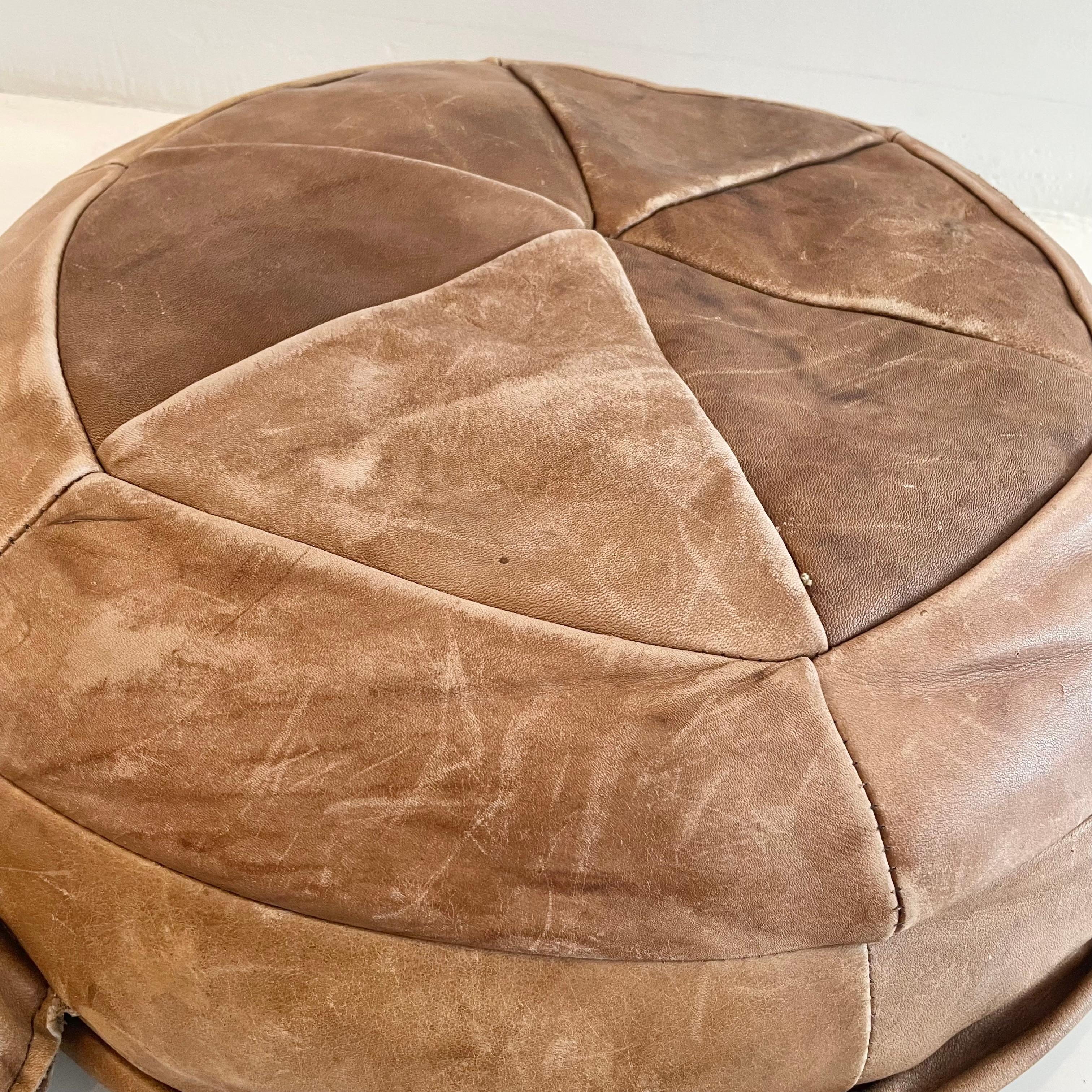 Swiss 1960s De Sede Leather Turtle For Sale