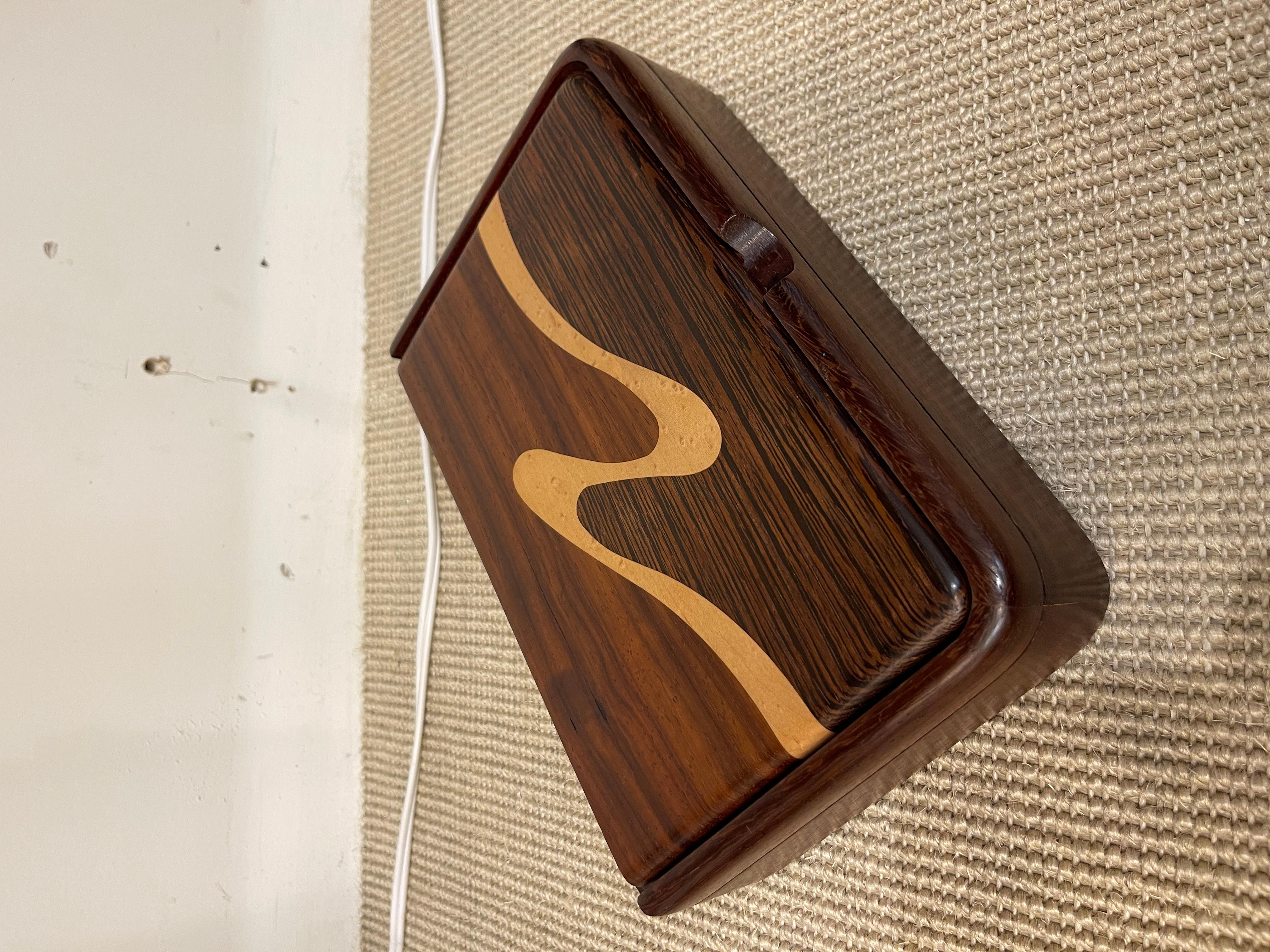Scatola decorativa in legno con frutta degli anni '60, arte e artigianato
Francia
