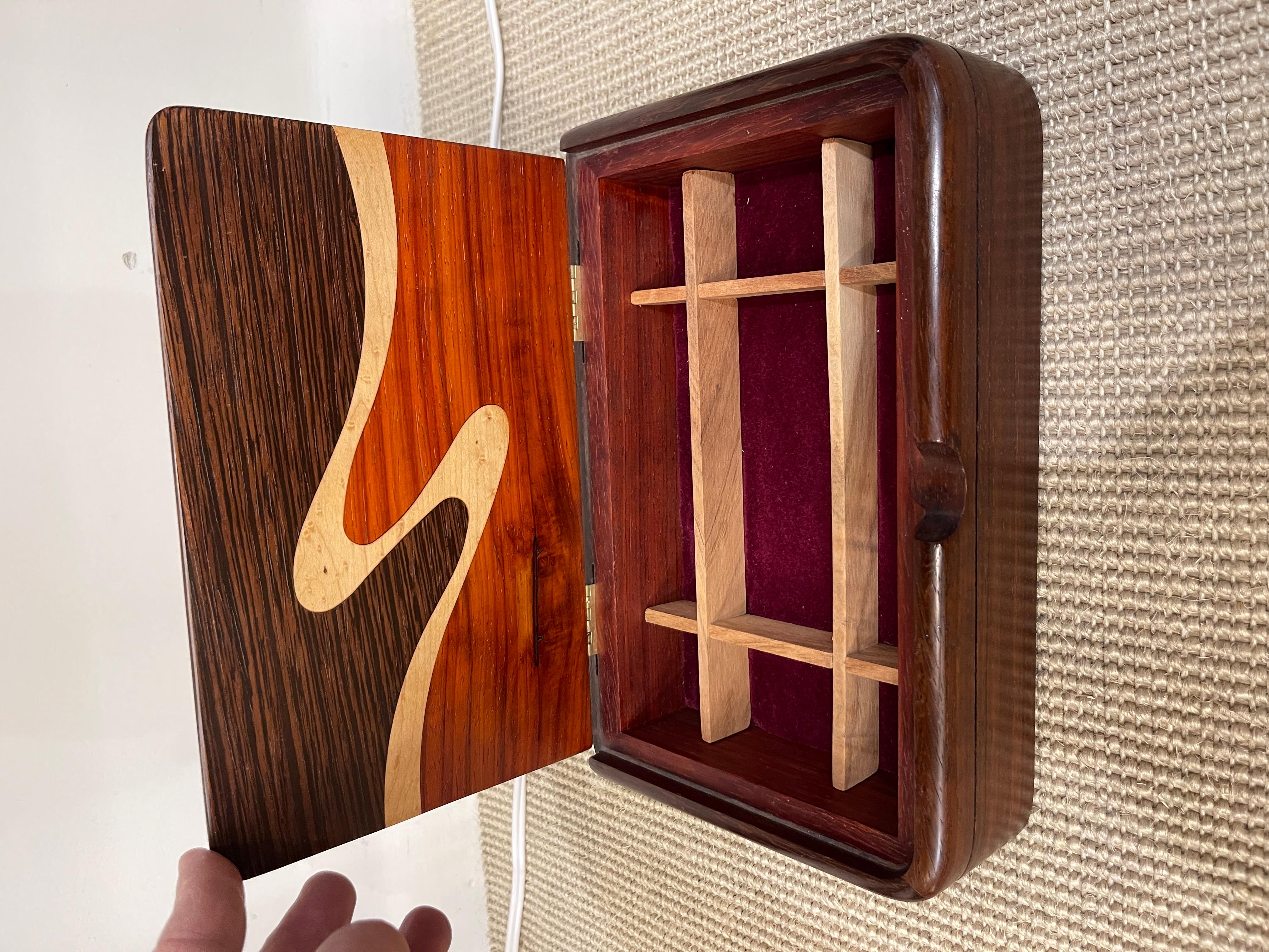 Scatola Decorative Crafts Wood degli anni '60 In condizioni buone in vendita a New York, NY