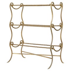 1960’s decorative metalwork towel rail