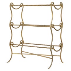 Retro 1960’s decorative metalwork towel rail