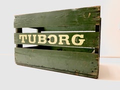 1960s Decorative Original Danish Beer Crates