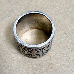 Mid-Century Modern Silver Decorative Ring, Taxco, 1960s