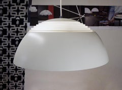 1960s Denmark Louis Poulsen AJ Royal White Pendant Lamp by Arne Jacobsen