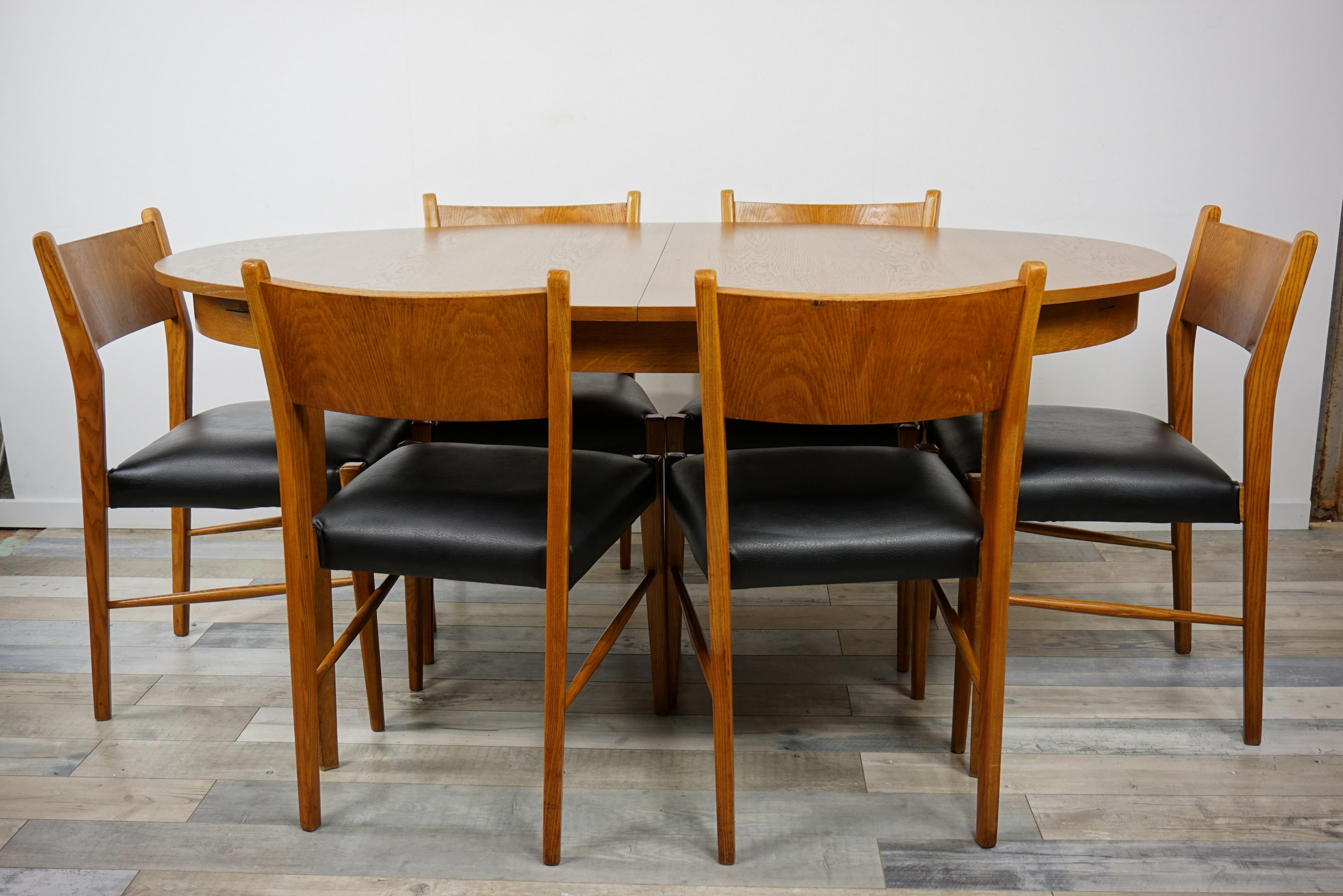 1960s Design and Scandinavian Style Dining Set 3