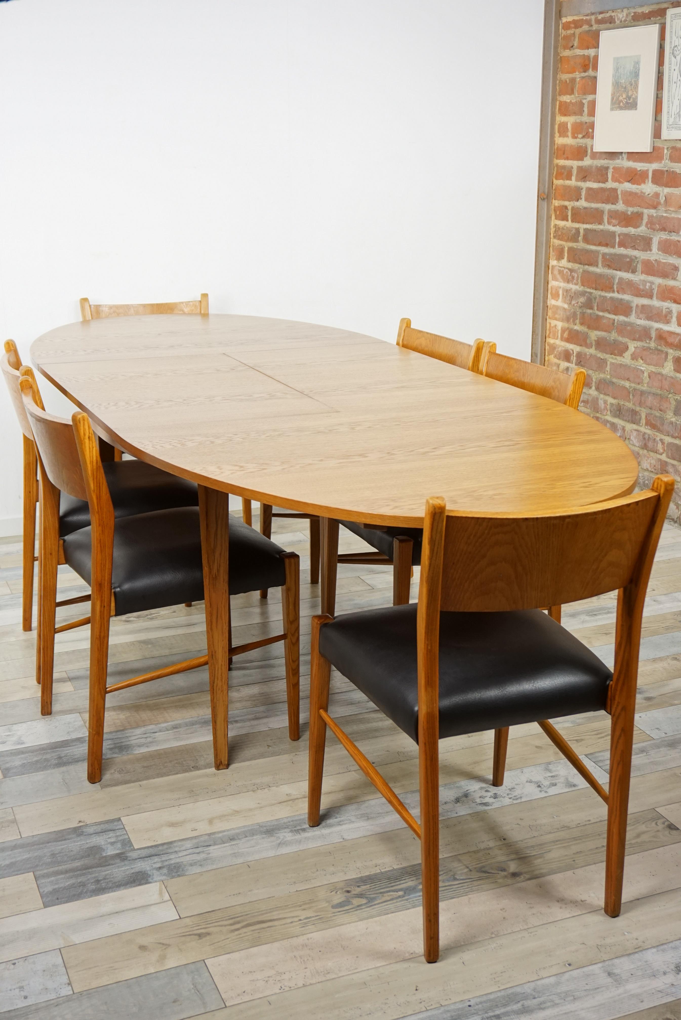 1960s Design and Scandinavian Style Dining Set 1
