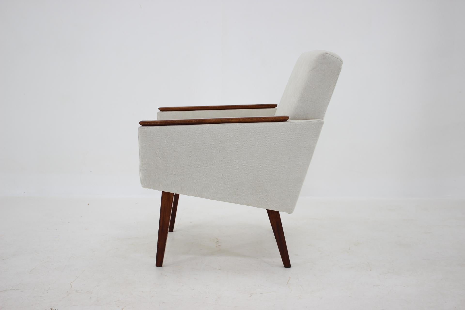 Mid-Century Modern 1960s Design Armchair, Czechoslovakia  For Sale