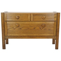 Armadio in legno Oak dal design anni '60