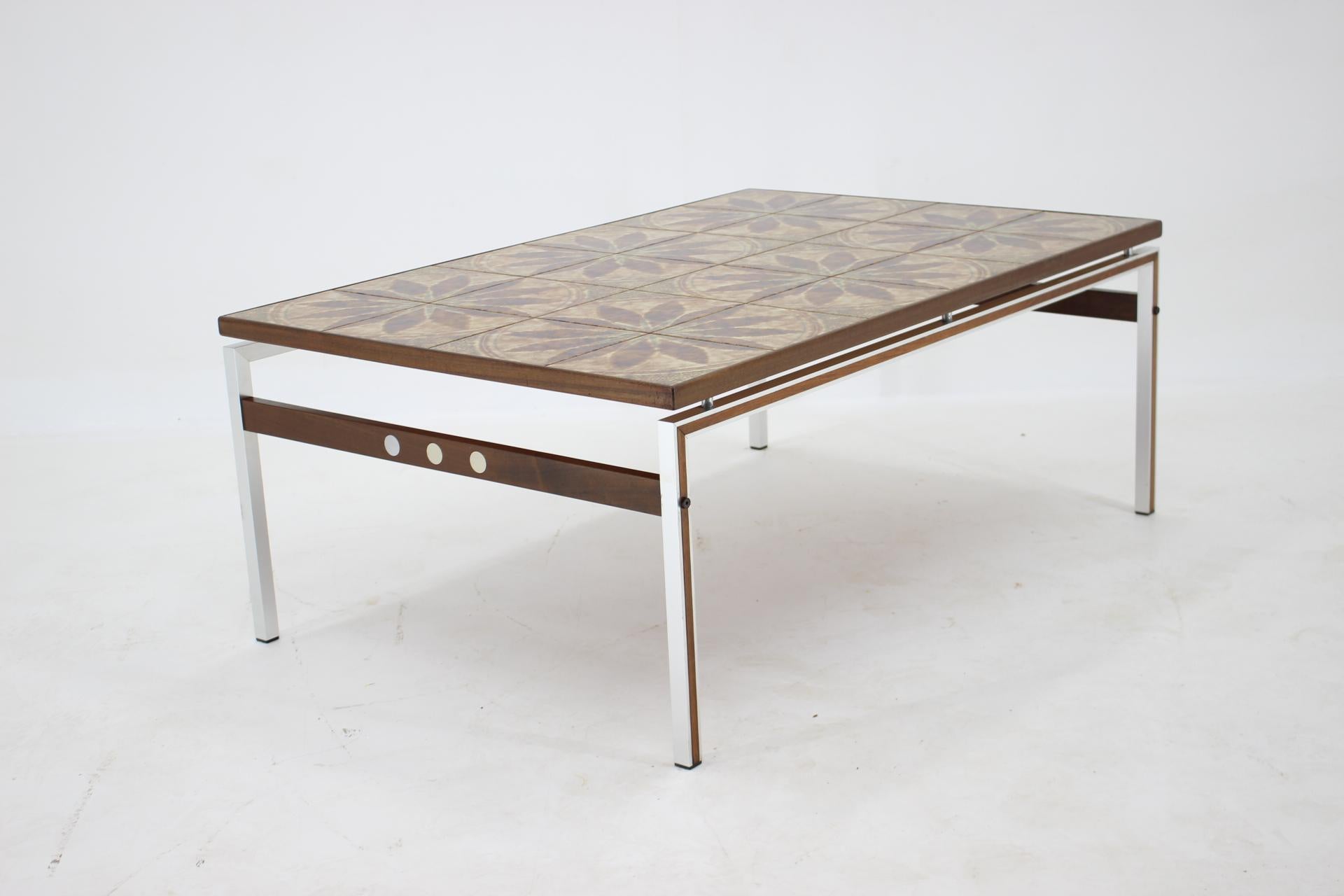 1960s Design Palisander Tile Coffee Table, Denmark 3