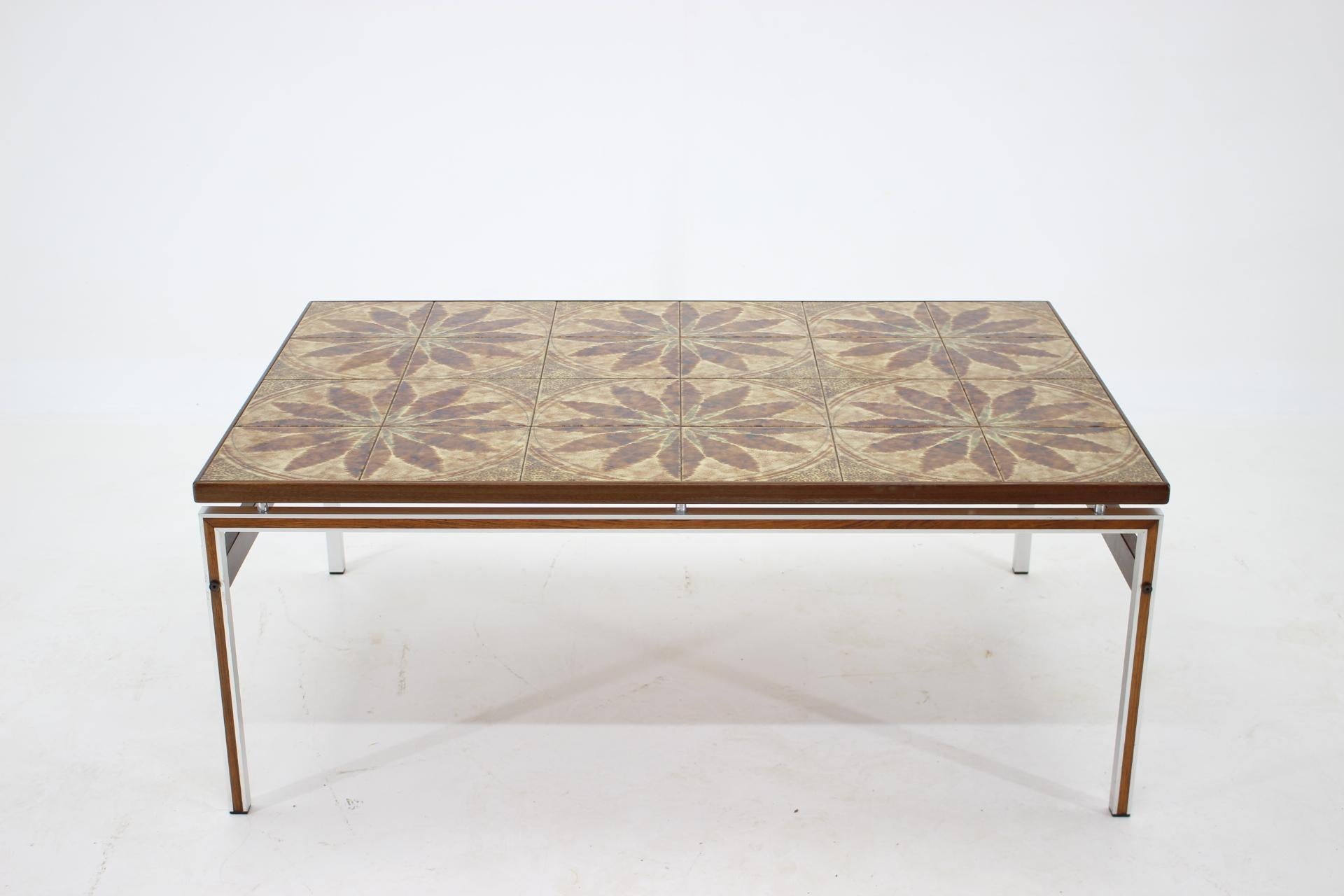 Danish 1960s Design Palisander Tile Coffee Table, Denmark