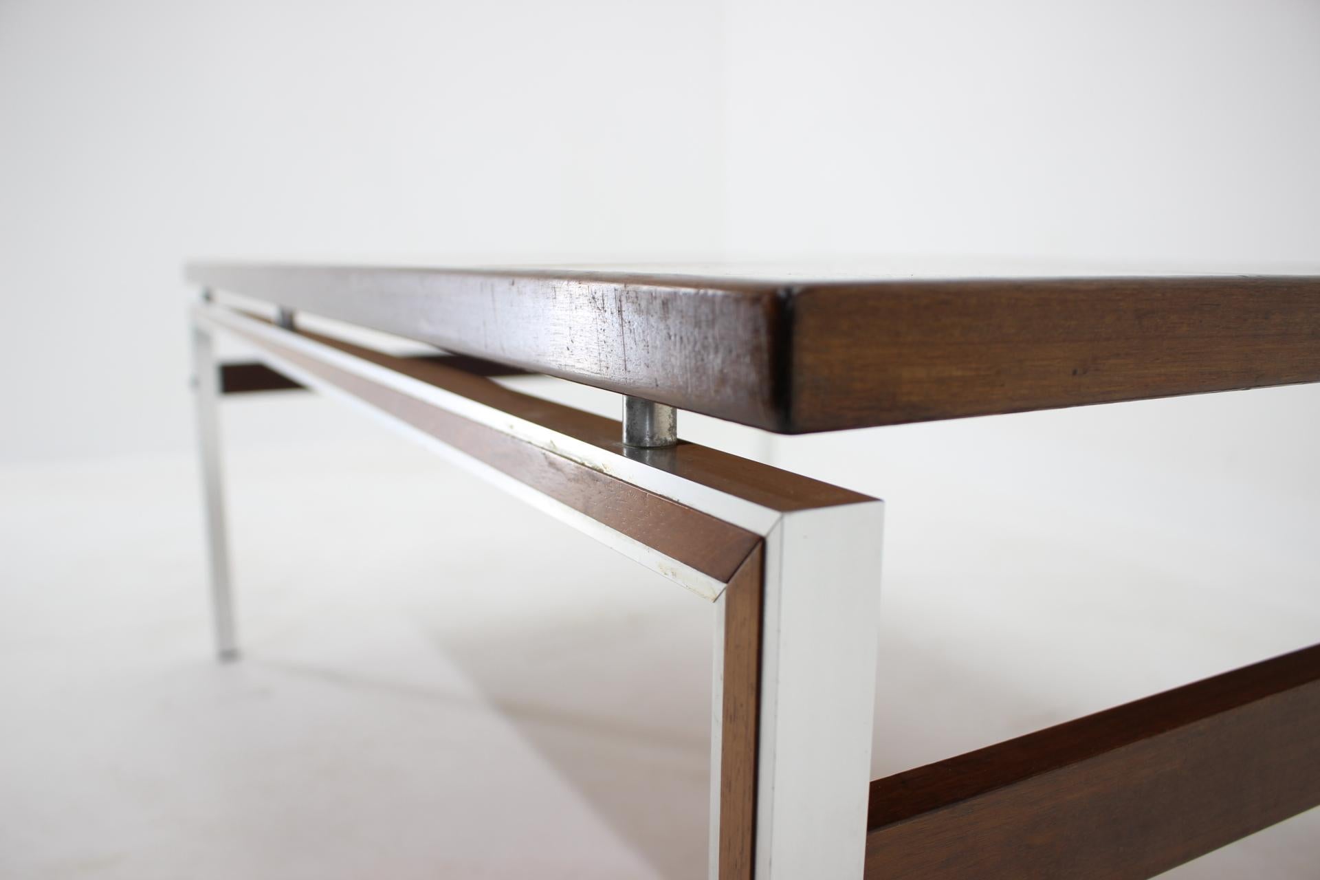 Wood 1960s Design Palisander Tile Coffee Table, Denmark