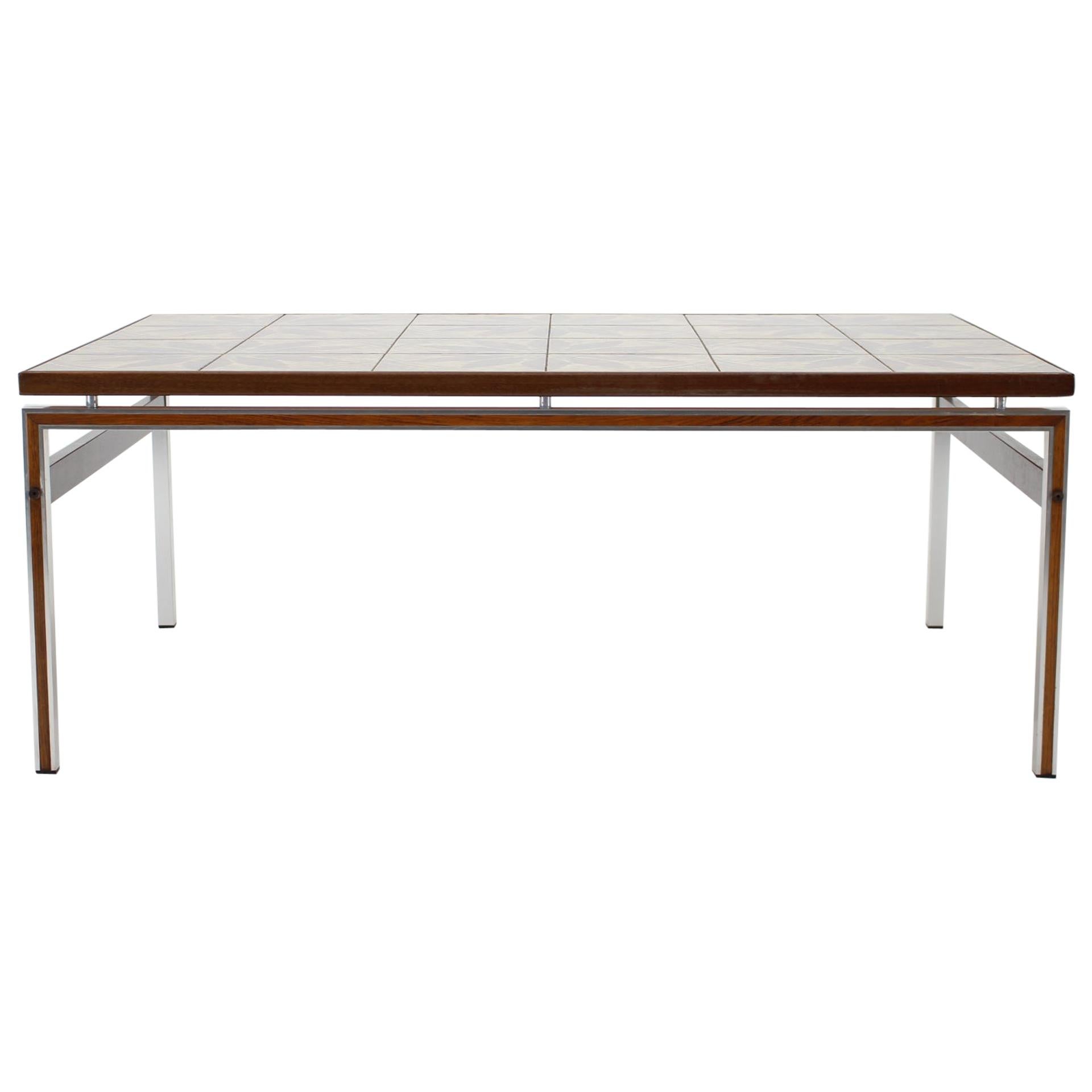 1960s Design Palisander Tile Coffee Table, Denmark