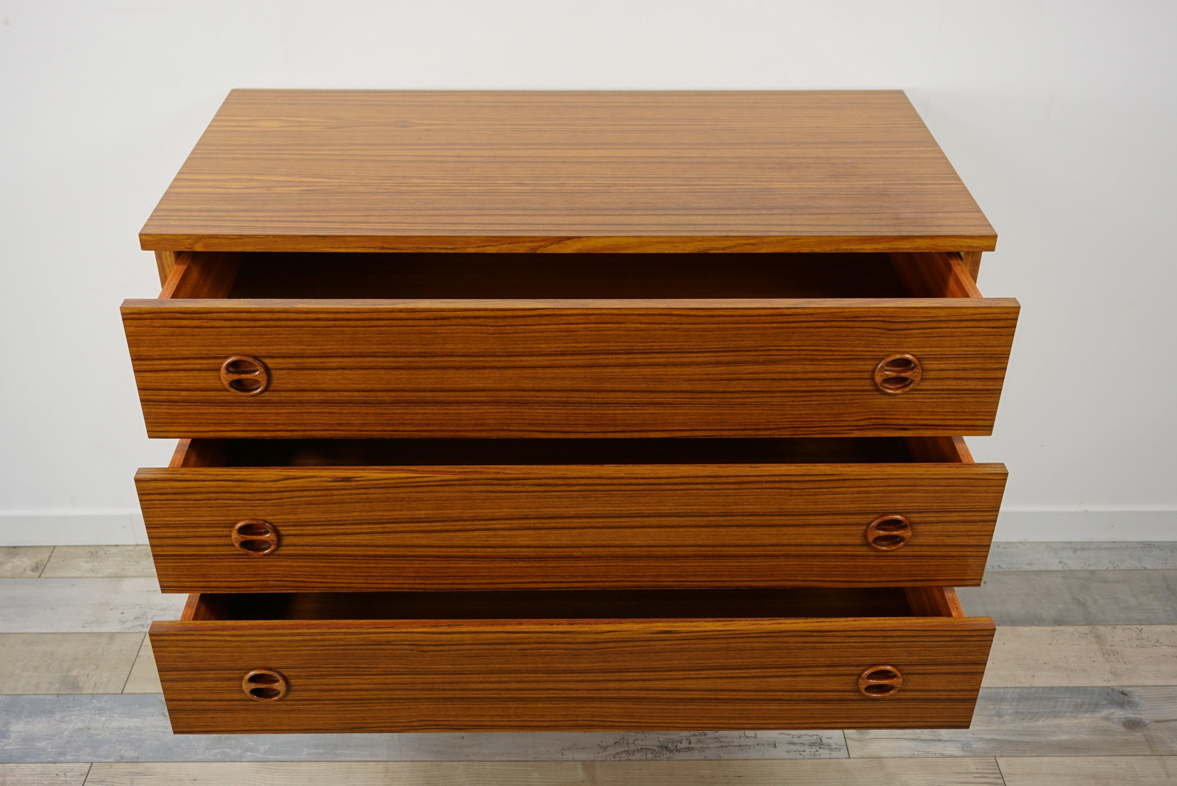 1960s Design Teak Wooden Chest of Drawers 2