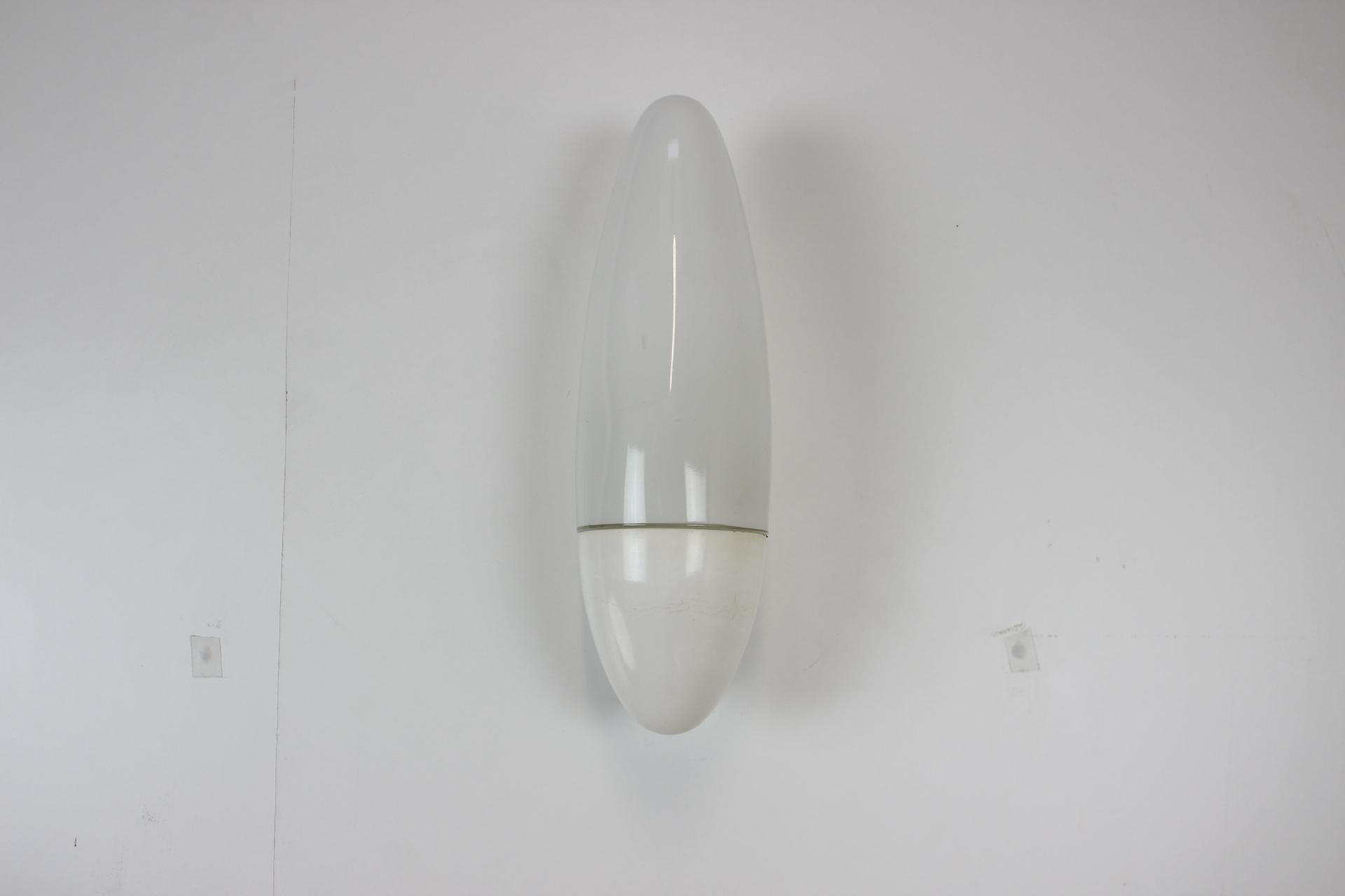 Mid-Century Modern 1960s Design Wall Lamp, Czechoslovakia For Sale