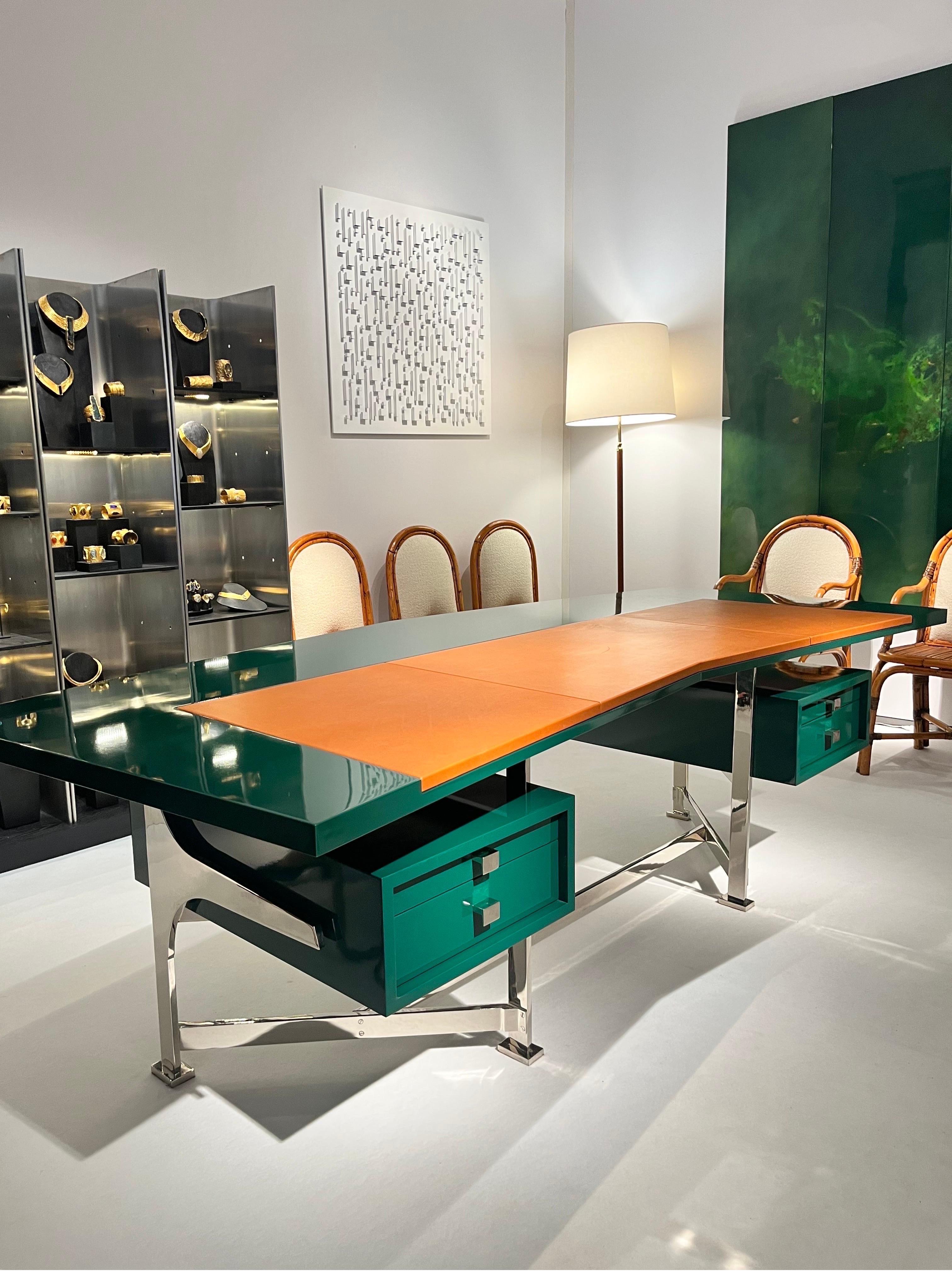 1960s Desk by Maison Leleu 11