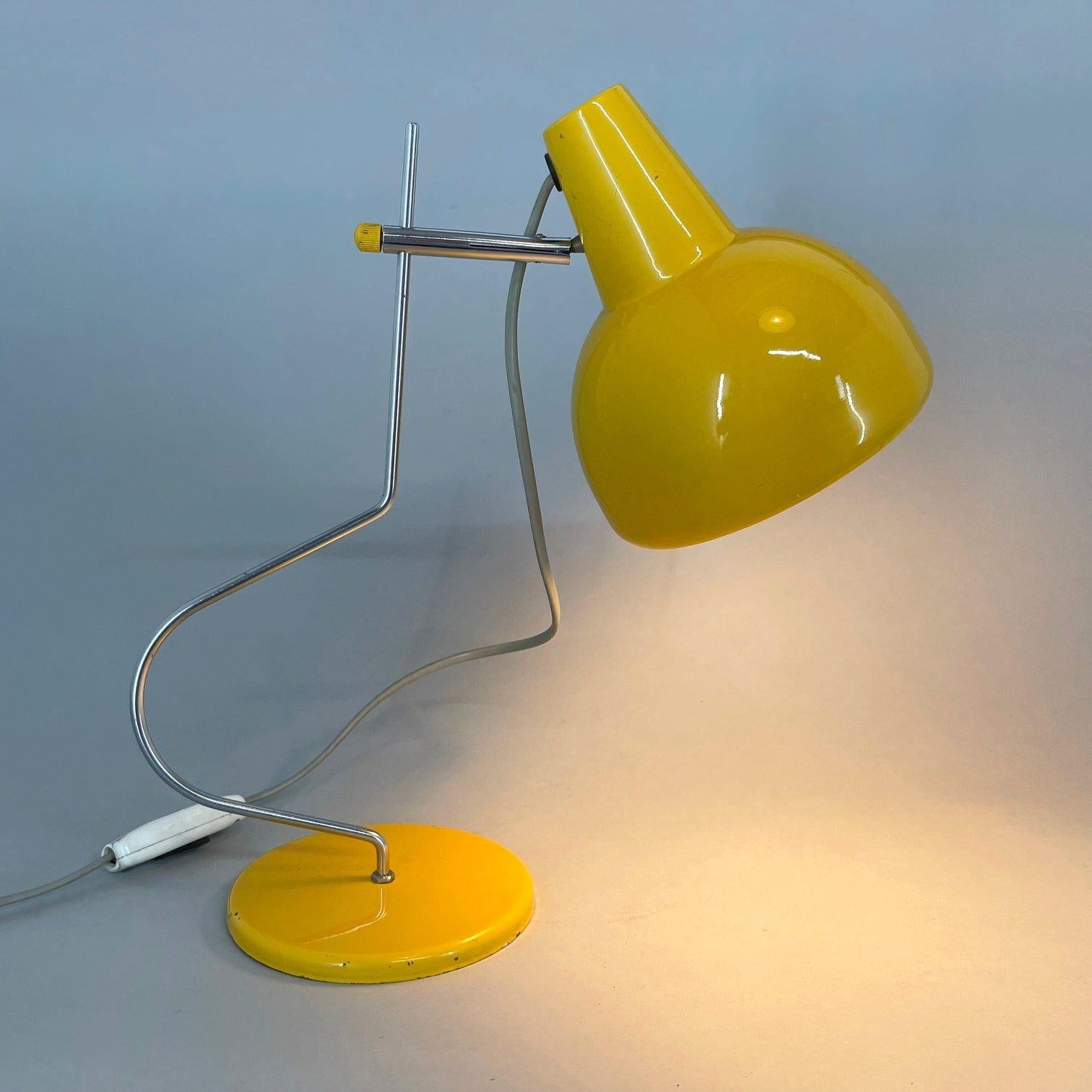 Mid-Century Modern 1960's Desk Lamp Designed by Josef Hůrka, Czechoslovakia For Sale