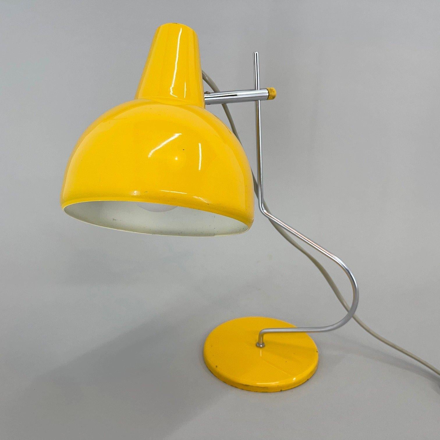 Mid-20th Century 1960's Desk Lamp Designed by Josef Hůrka, Czechoslovakia For Sale