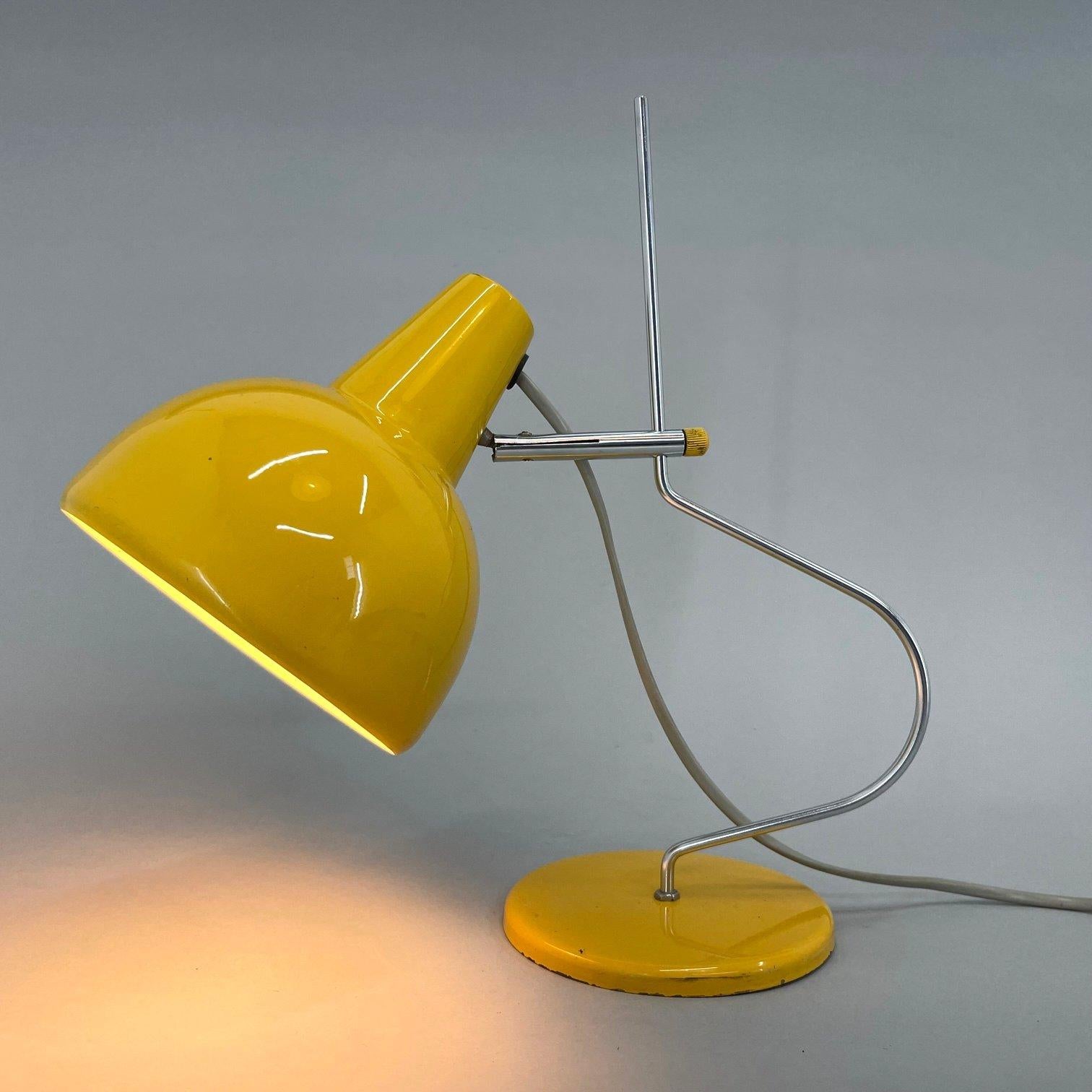 1960's Desk Lamp Designed by Josef Hůrka, Czechoslovakia For Sale 3