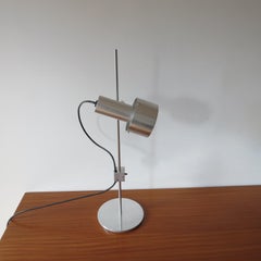 Lampe de bureau en aluminium mi-siècle moderne de Peter Nelson, années 1960