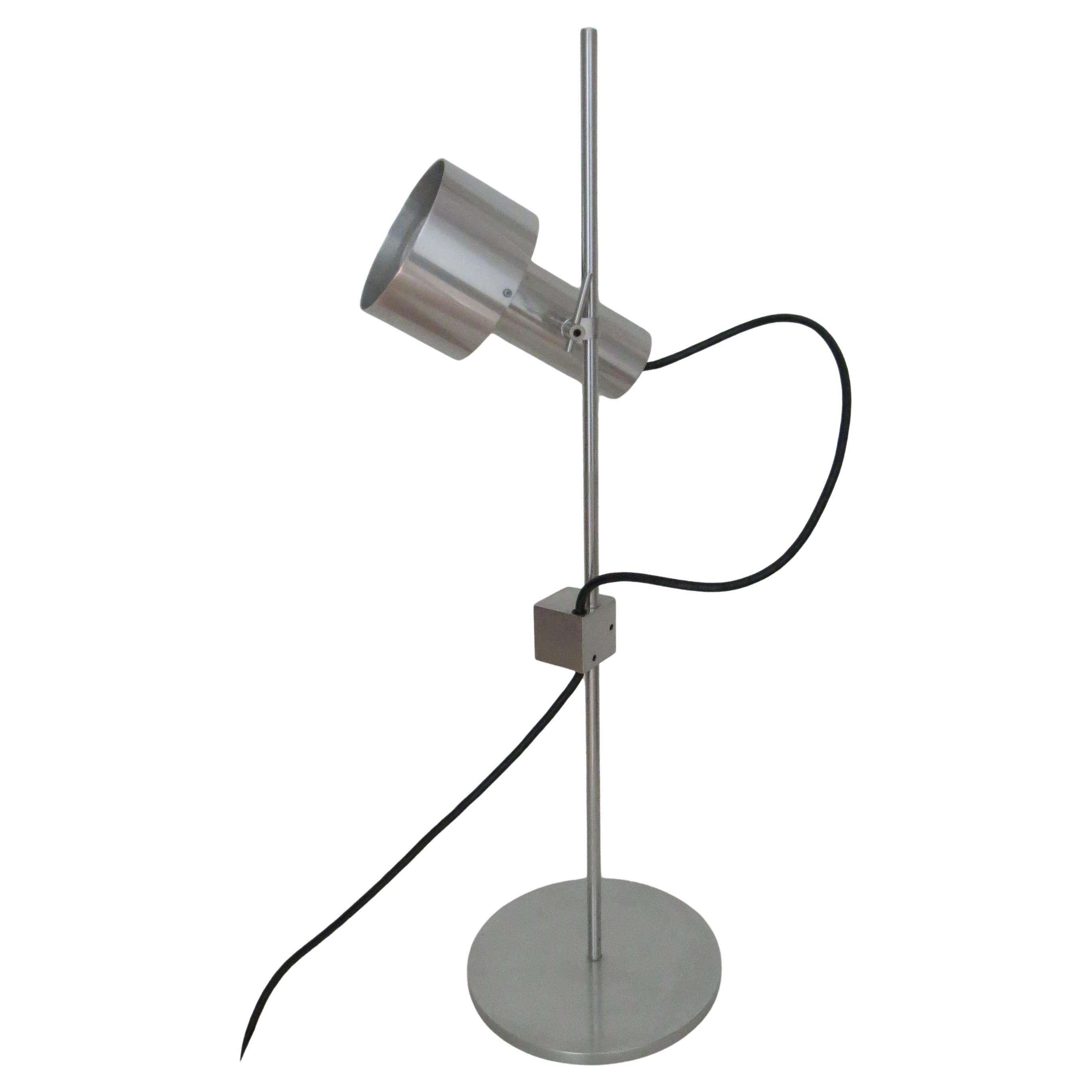 1960s Desk Lamp by Peter Nelson Aluminium Desk Lamp Mid Century Modern Desk Lamp