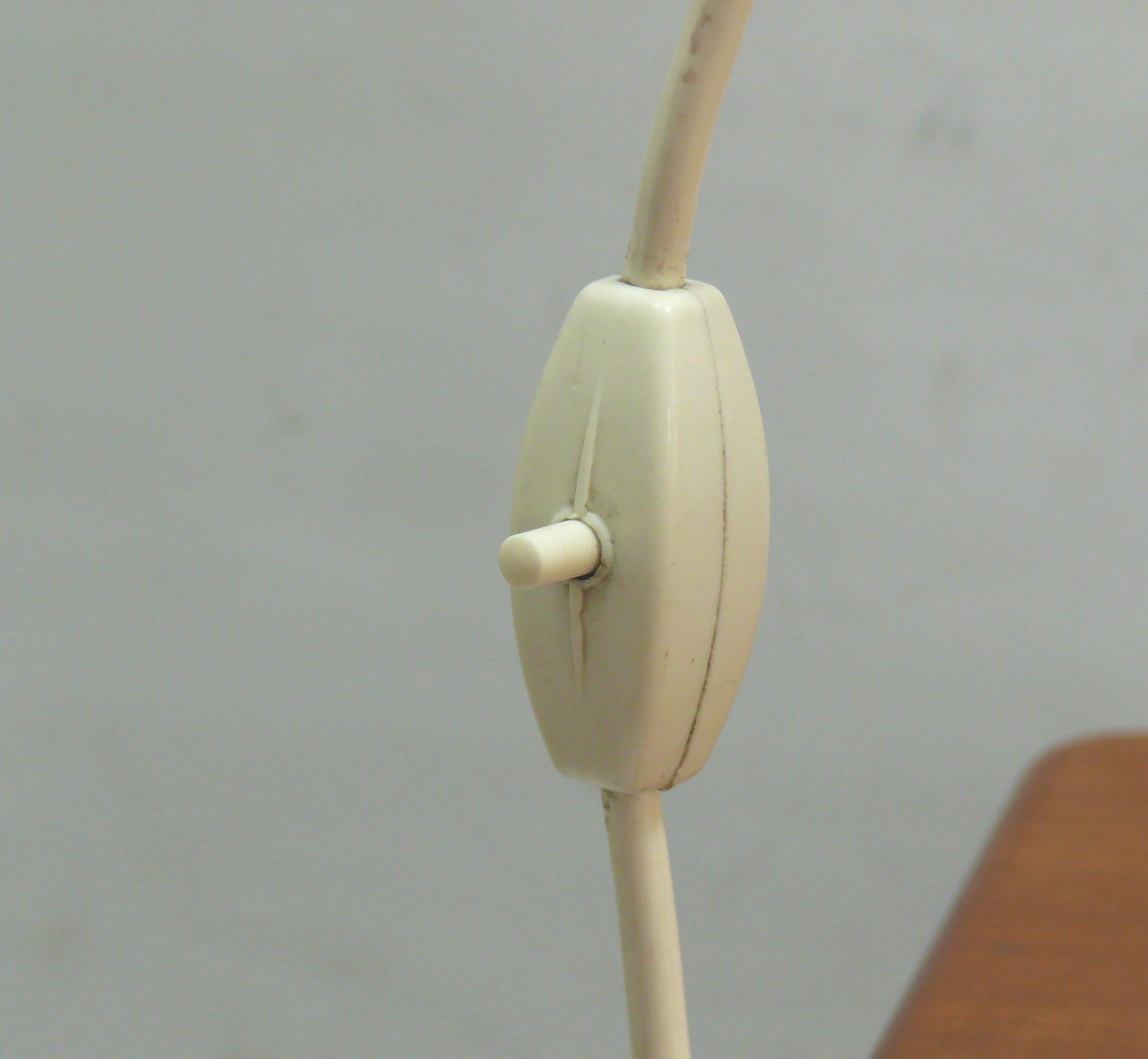 Lámpara de escritorio de los a�ños 60, Leclaire&Schäfer - Alemania Occidental en venta 11