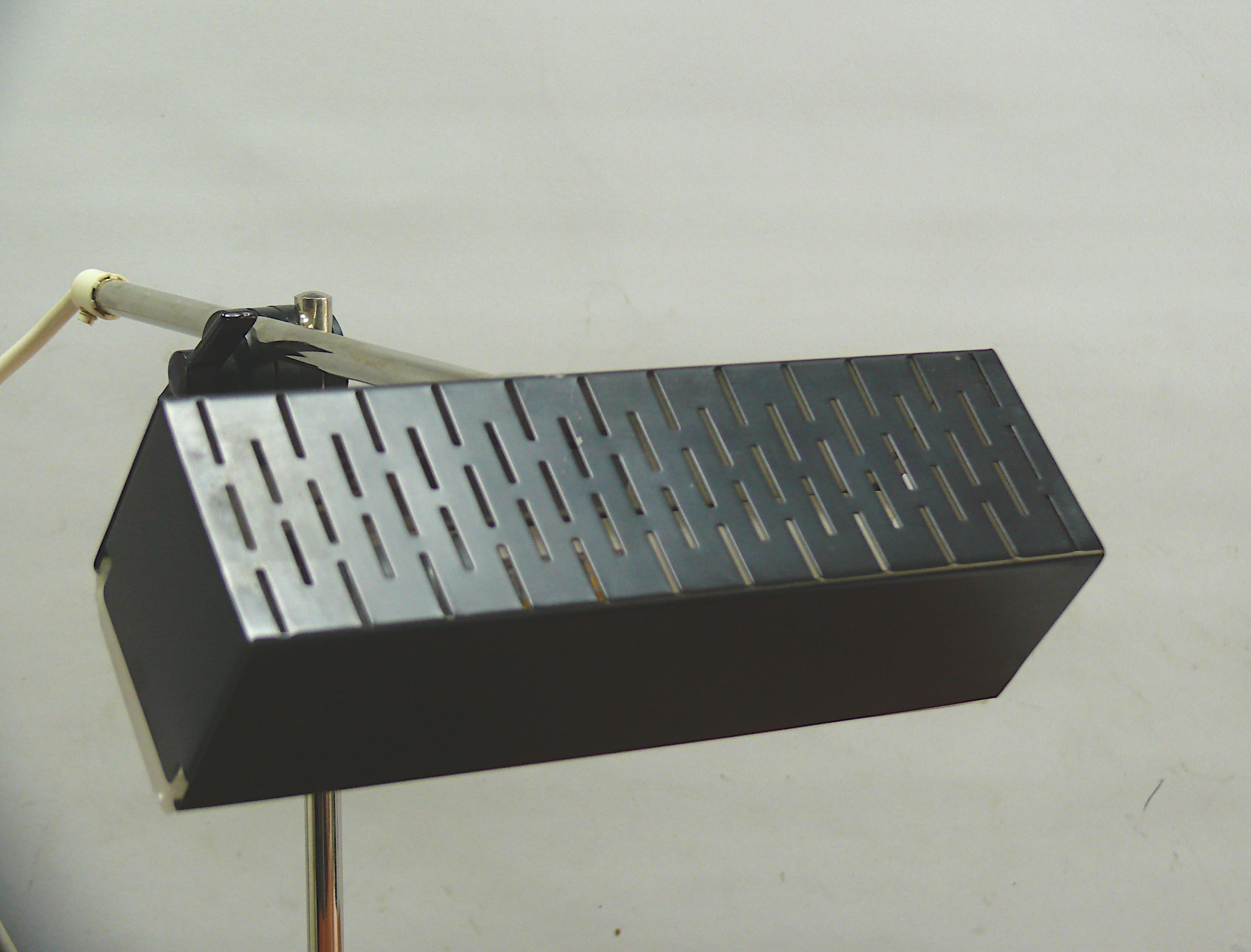 Lámpara de escritorio de los años 60, Leclaire&Schäfer - Alemania Occidental Metal en venta