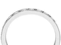 1960s Diamond and White Gold Full Eternity Engagement Ring