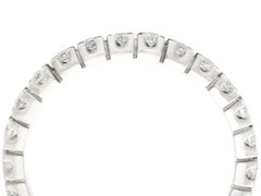 1960s Diamond and White Gold Full Eternity Engagement Ring