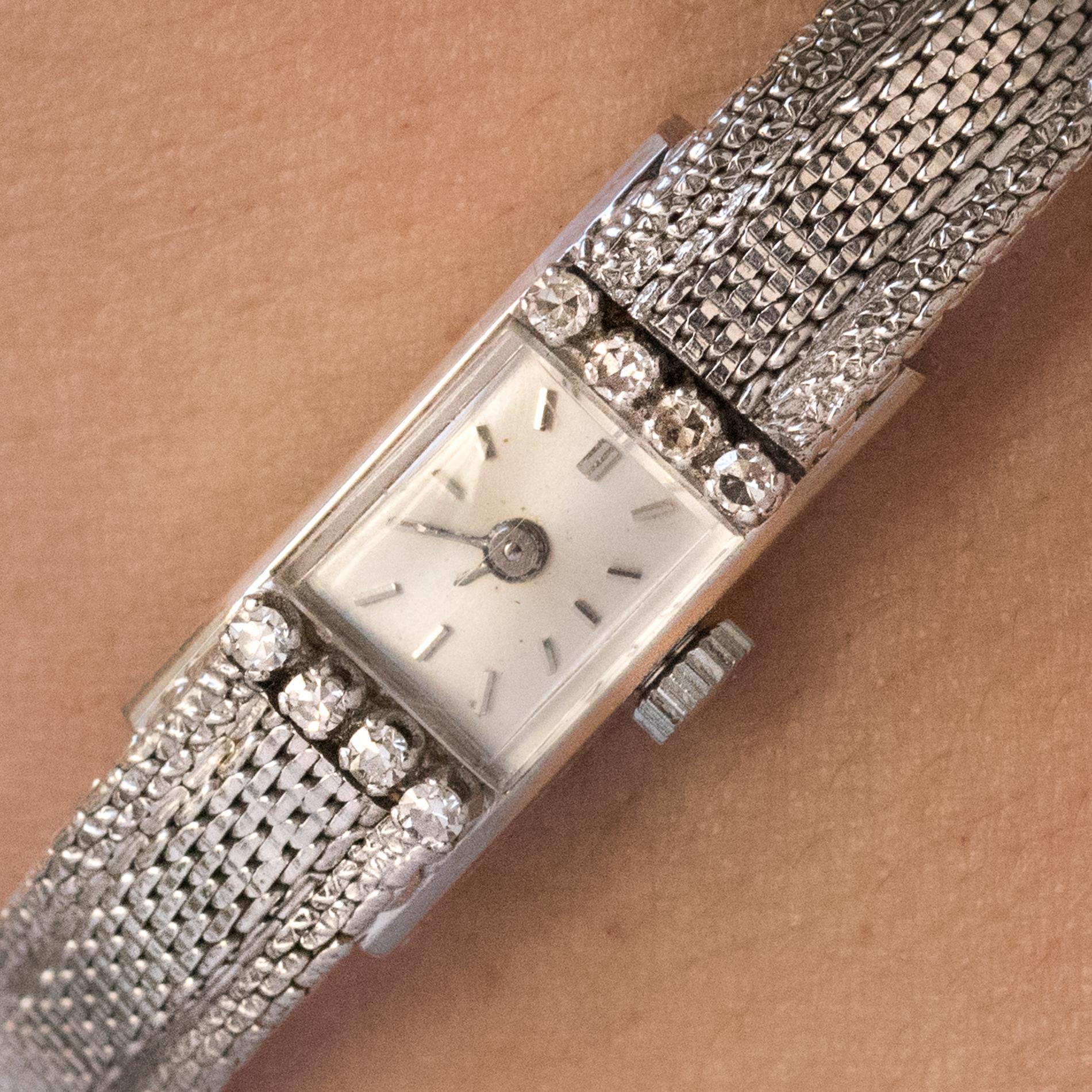 Women's 1960s Diamonds White Gold Ladies Watch