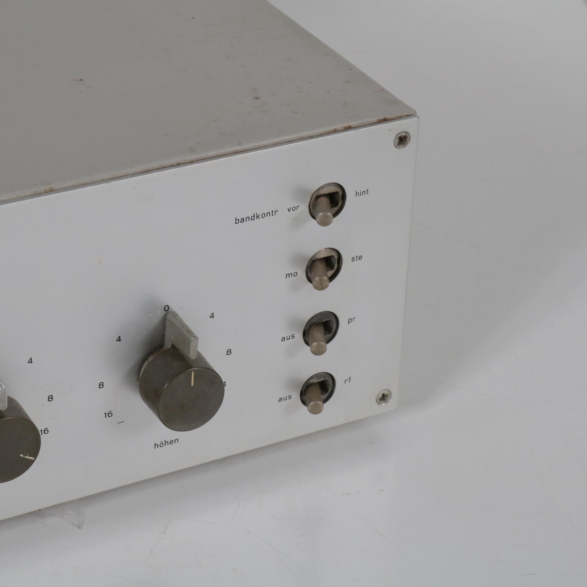 1960s Dieter Rams CSV 60/1 Amplifier for Braun, Germany (Deutsch)