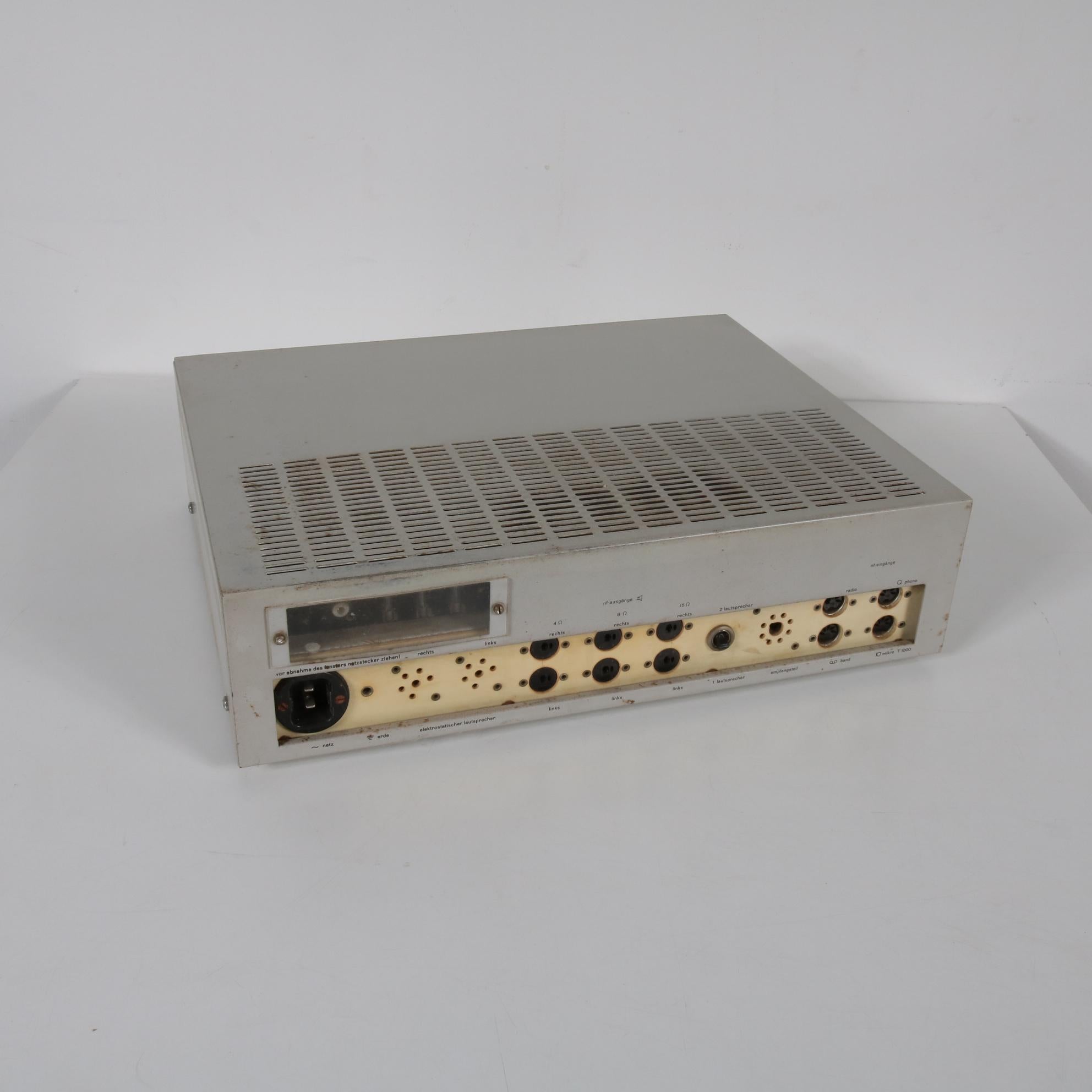 1960s Dieter Rams CSV 60/1 Amplifier for Braun, Germany (Metall)