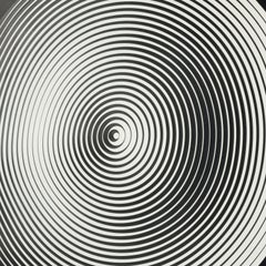 1960's "Dinamica Circolare" Marina Apollonio Limited Edition Op Art Screen Print