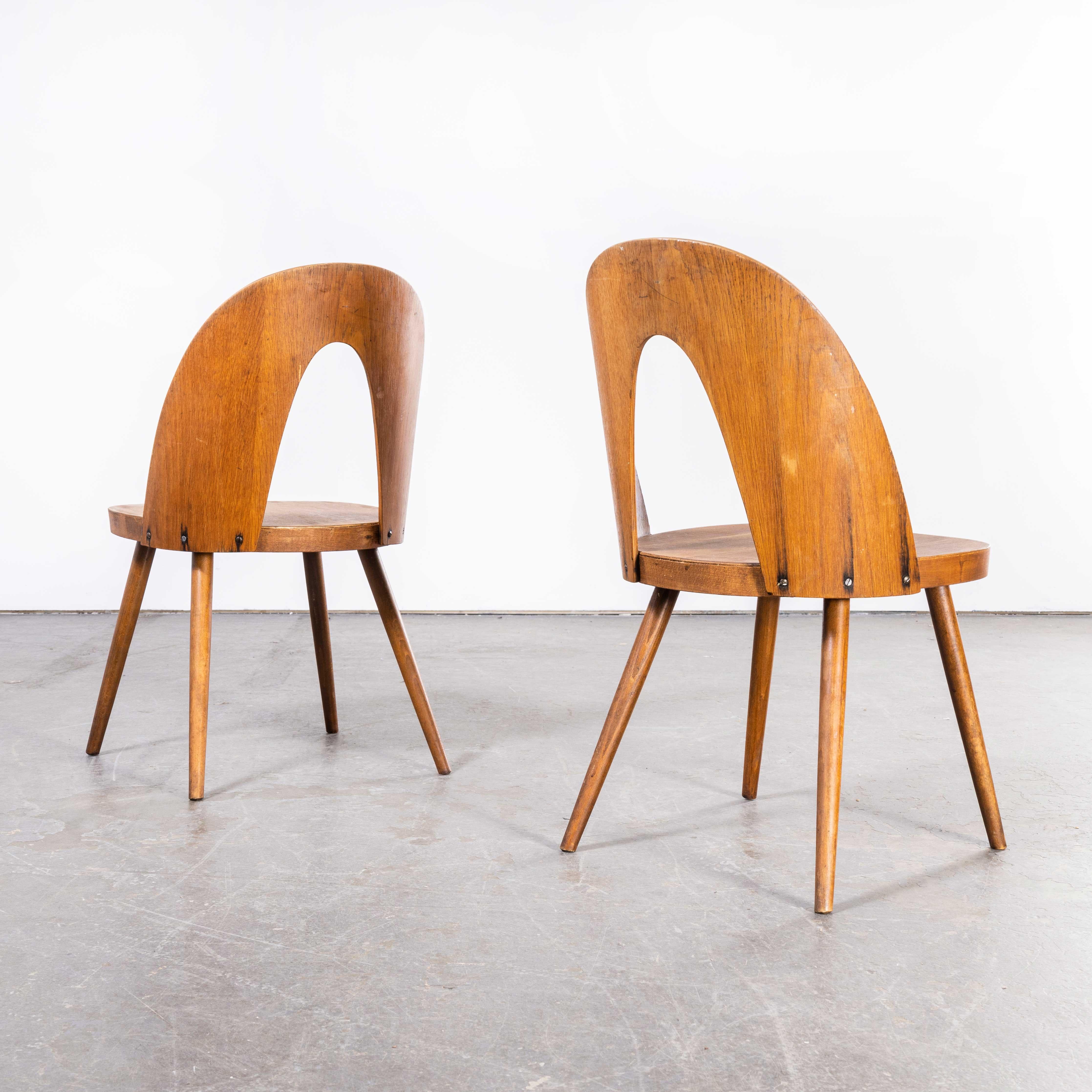 1960's Dining Chairs by Antonin Suman for Ton, Pair 2