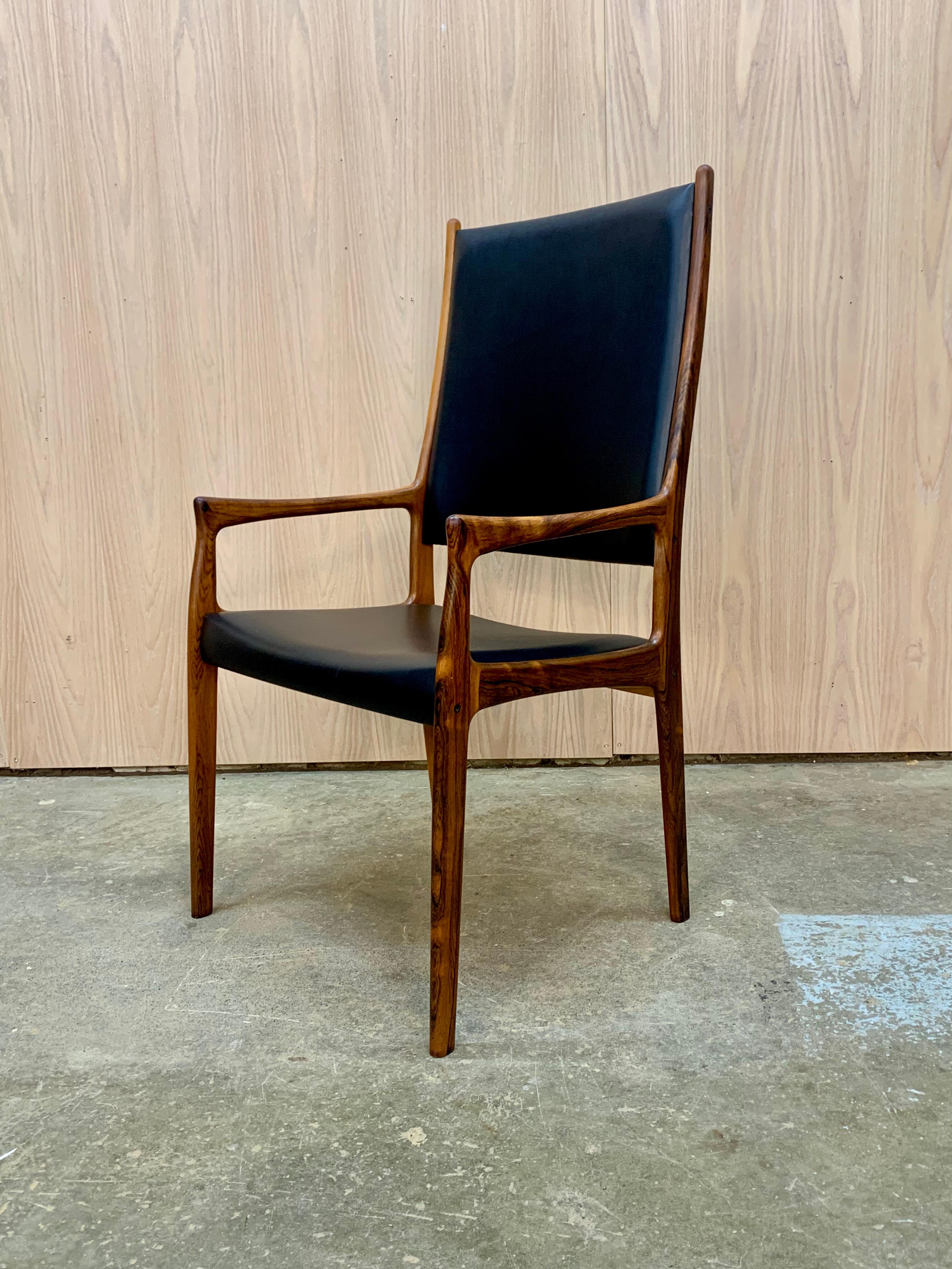 Mid-Century Modern 1960s Dining Chairs by Johannes Andersen For Sale