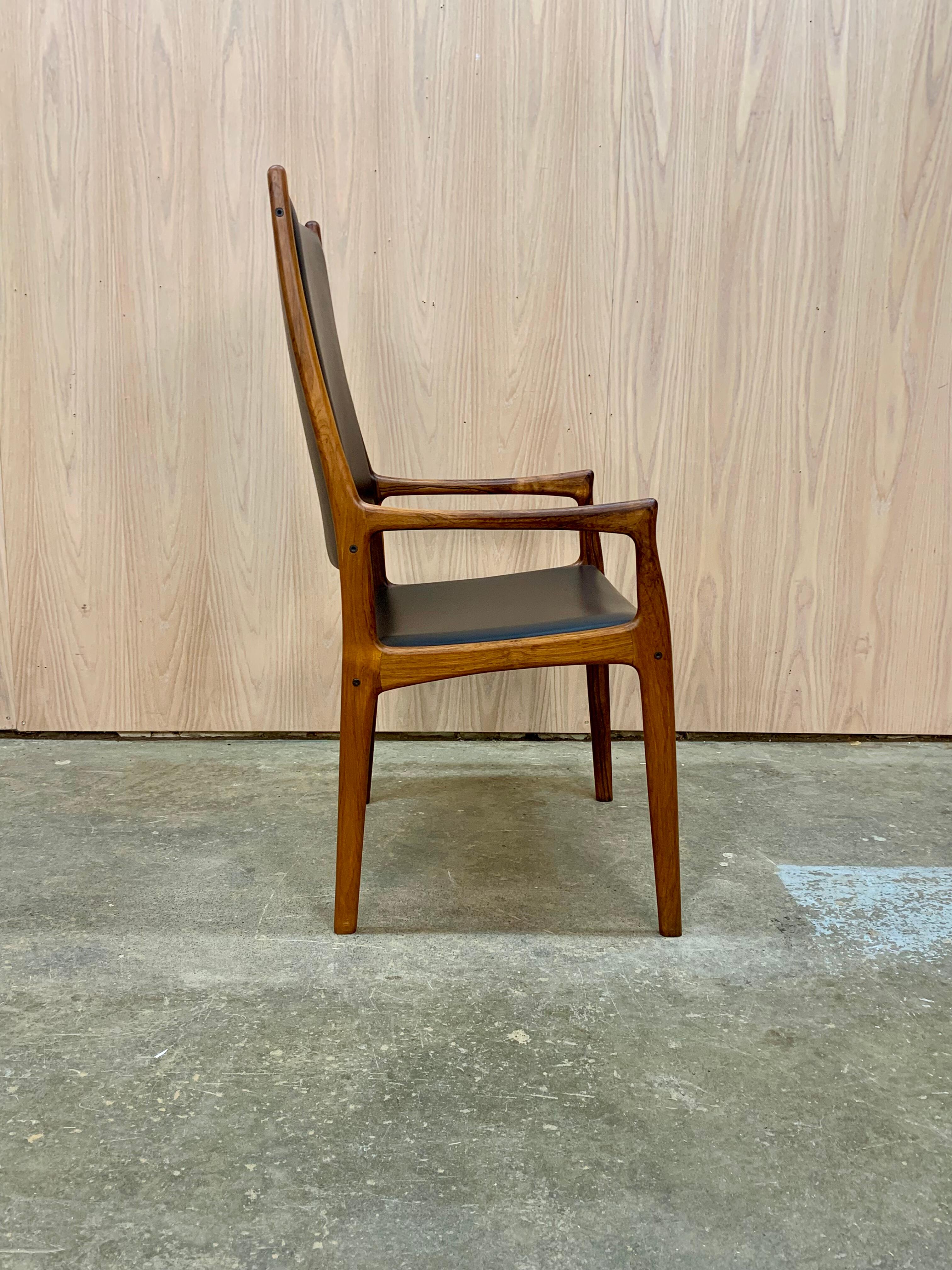 Mid-20th Century 1960s Dining Chairs by Johannes Andersen For Sale