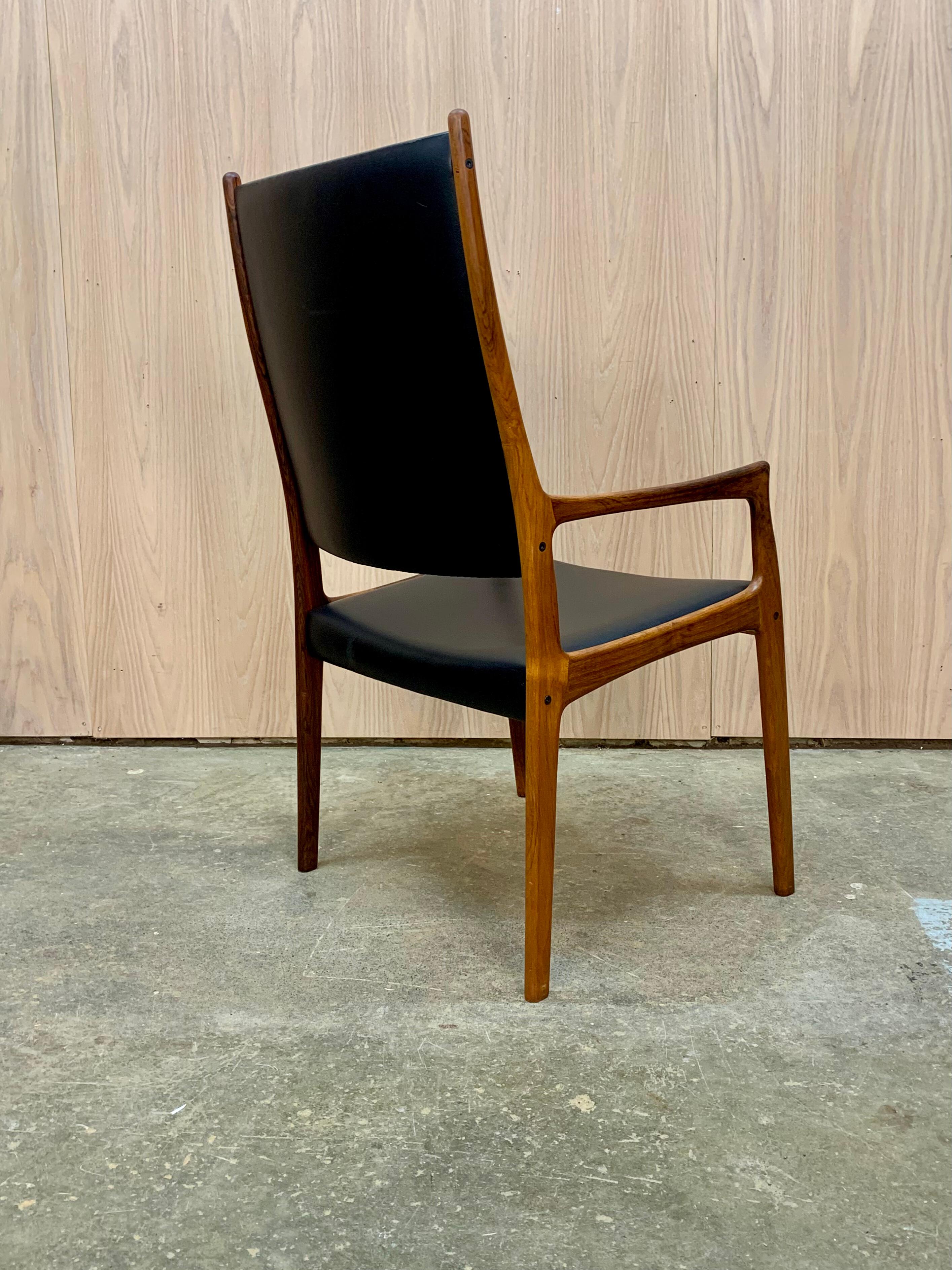 Wood 1960s Dining Chairs by Johannes Andersen For Sale