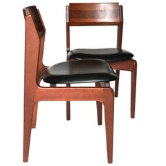 1960s, Dining Chairs by Nestor Basterretxea for Biok, Set of Two