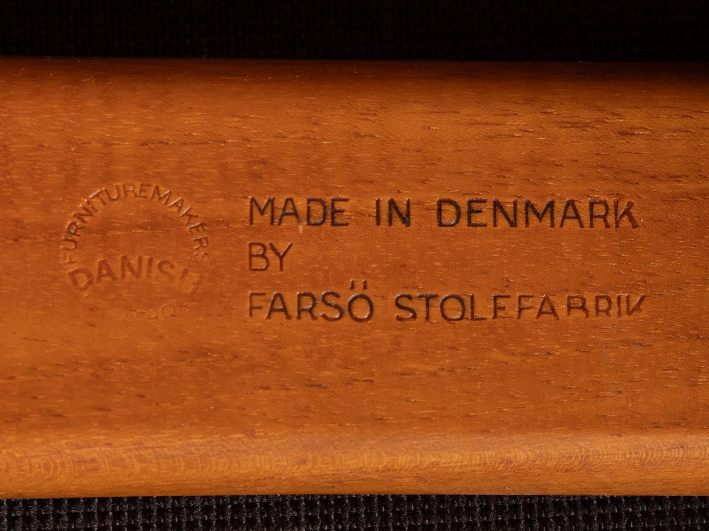  1960er Jahre Esszimmerstühle, Farsø Stolefabrik  im Angebot 3