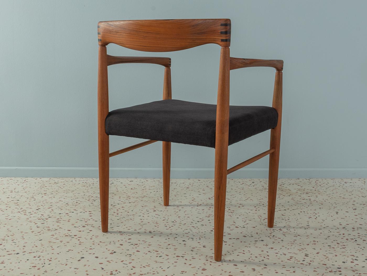 Upholstery 1960s, Dining Chairs from Bramin by H.W. Klein Chair Set