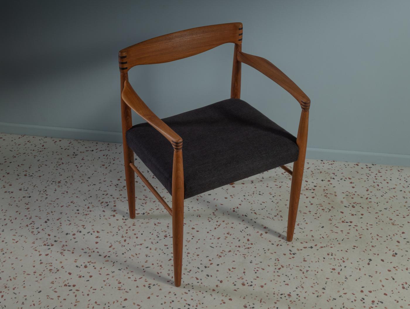 Milieu du XXe siècle Chaises de salle à manger des années 1960 de Bramin par H.W. Klein en vente
