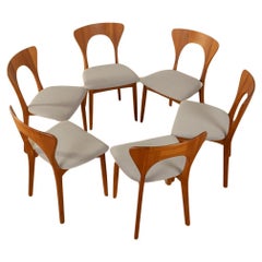  1960s dining chairs, Niels Koefoed 