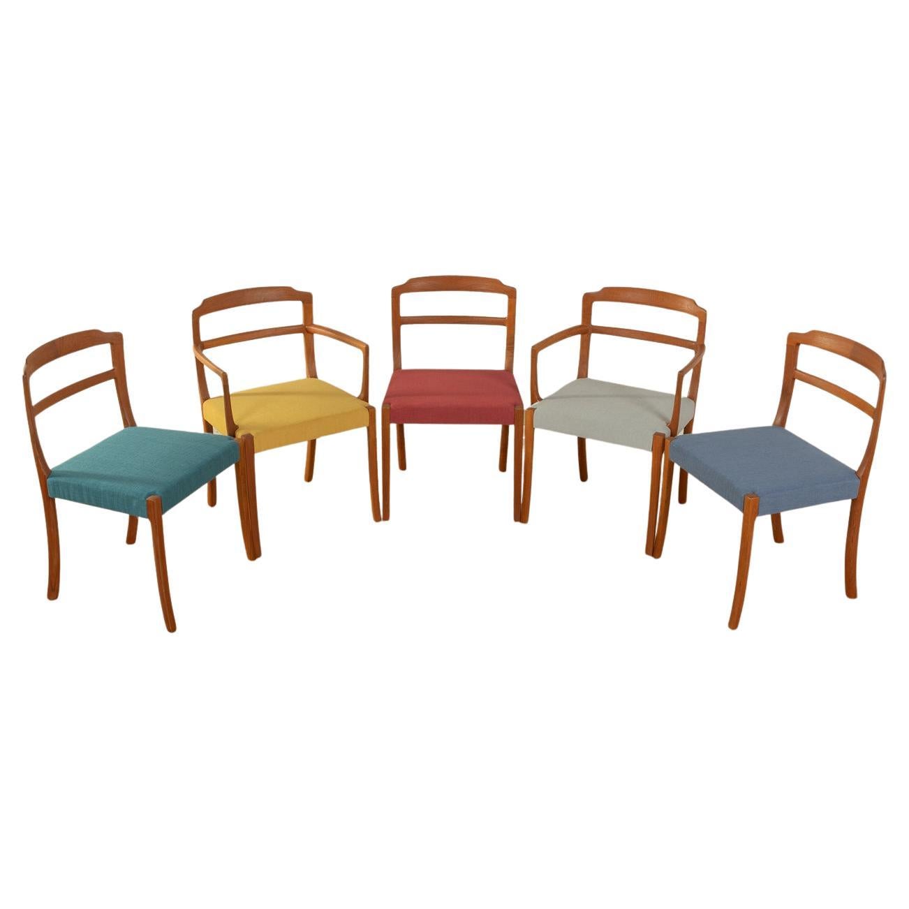 1960s dining chairs, Ole Wanscher