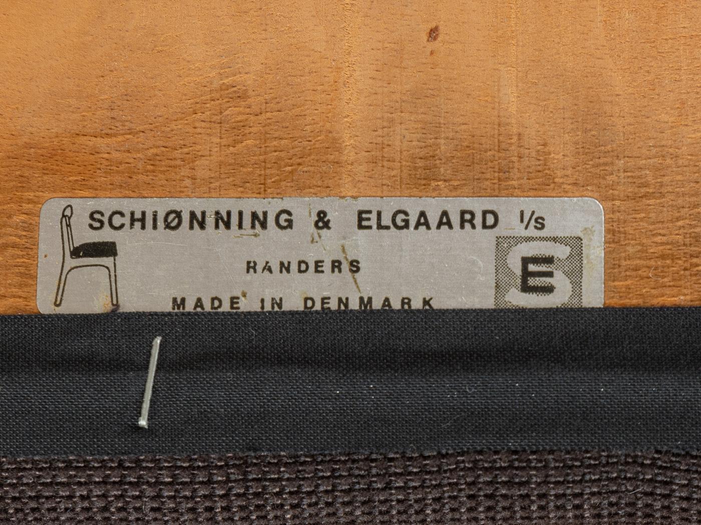 1960s Dining chairs, Schiønning & Elgaard 5