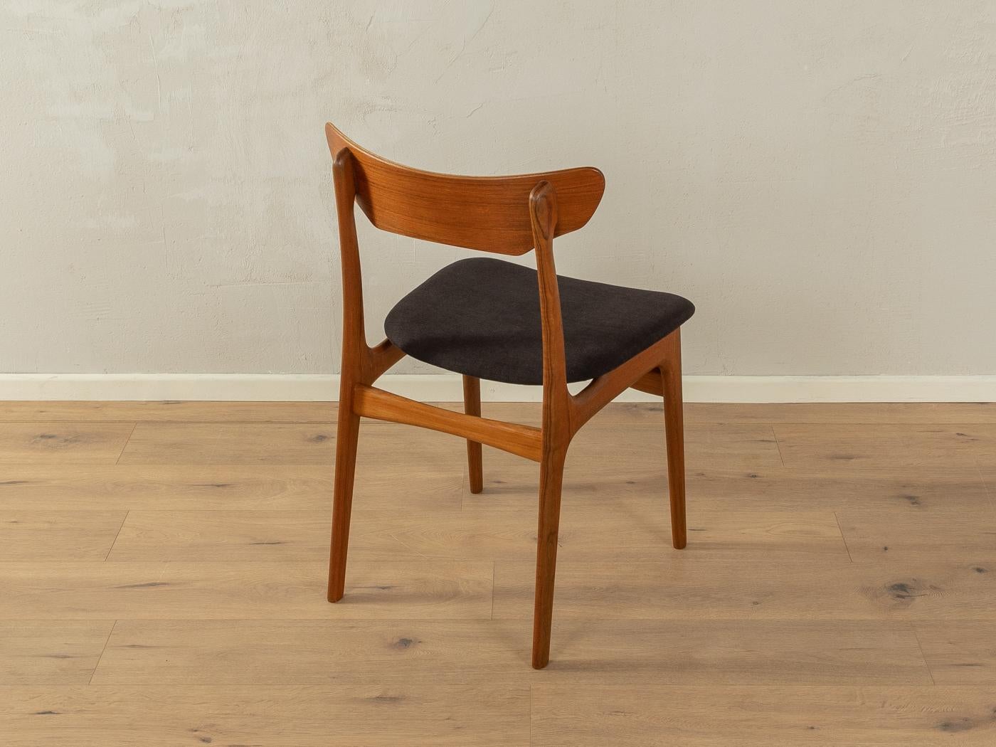 Mid-Century Modern 1960s Dining chairs, Schiønning & Elgaard