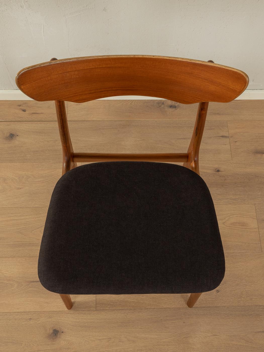 1960s Dining chairs, Schiønning & Elgaard 2