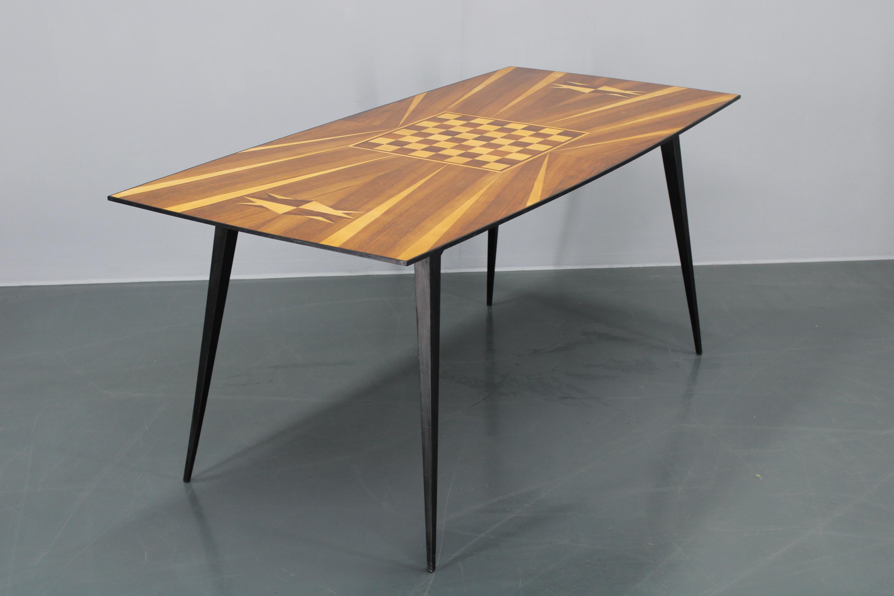 1960s Dining Chess Table , Czechoslovakia For Sale 5