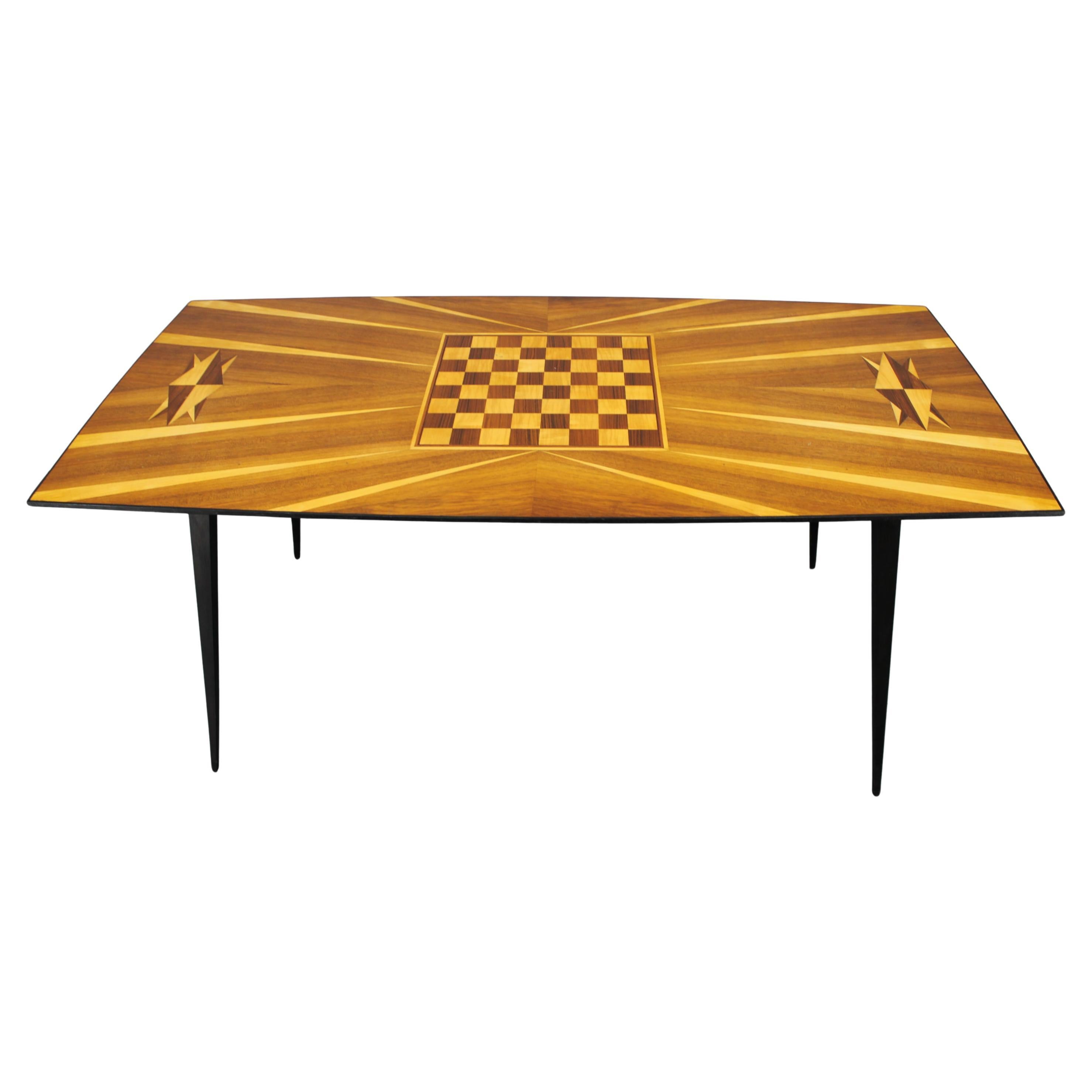 1960s Dining Chess Table , Czechoslovakia For Sale